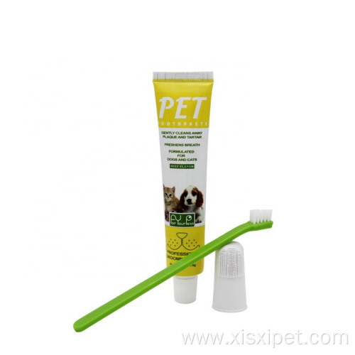 High Quality Pet Dog Toothbrush And Toothpaste Set